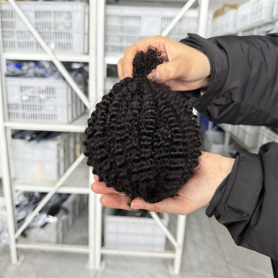 14inch Natural Color Water Wave Hair Bulk Virgin Hair